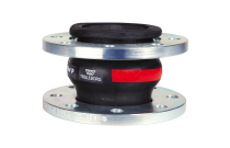 1560 - Manchon compensateur industrie L130mm PN10/16 EPDM rouge