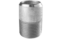 530AG - Demi-mamelon tube acier galva EN 10241 BSP