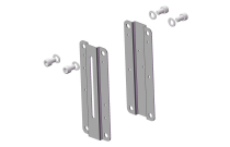 98020 - Kit plaques support inox avec visserie pour vanne guillotine