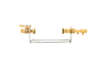 985114-Kit Rail Compteur L190 DN15 robinet droit male, douille coulissante, EAI