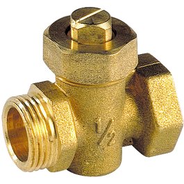 Robinet à boisseau sphérique en laiton chromé 2 voies avec filetage mxm Alibaba