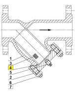 Joint de chapeau épaisseur 3mm pour filtre séries 243-244
