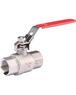 706 - Robinet à tournant sphérique 2 pièces inox femelle femelle BSP DIN 3202 M3