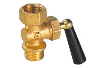 1306 - Robinet porte-manomètre à décompression mâle femelle BSP
