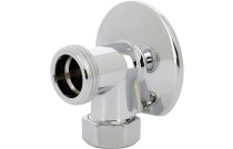 1315 - Applique laiton chromé mâle avec écrou série lourde ACS 4MS D14 DN1/2''