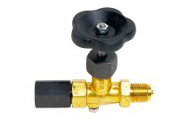 1390 - Robinet porte-manomètre haute pression mâle femelle BSP1/2'' écrou tendeur