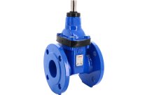 186 - Vanne à opercule caoutchouc NF ELEA PN10-16 FSH DIN court F4 ACS axe nu