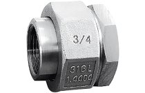 2065 - Raccord union 3 pièces usiné inox femelle femelle