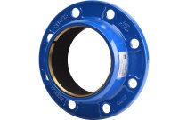 2502 - Bride de raccordement verrouillée pour tubes PVC/PE ACS