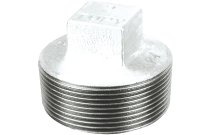 291G - Raccord fonte malléable bouchon mâle sans collet galva BSP