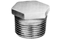 292G - Bouchon Mâle Hexagonal Fonte Galvanisé