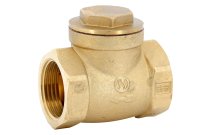 301 - Clapet non retour simple battant laiton siège métal BSP PN10