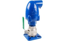 31132 - Ventouse triple fonction fonte avec robinet d'arrêt ACS 2''