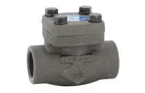 313 - Clapet non retour acier à piston avec ressort taraudé NPT