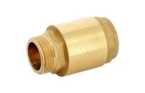 317 - Clapet non retour double guidage laiton 4MS mâle femelle