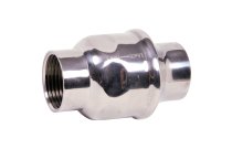 327 - Clapet non retour corps inox 304 femelle femelle à simple guidage