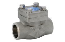 358 - Clapet non retour inox forgé à bille avec ressort Socket Welding SW