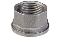 372N_AFY - Raccord fonte malléable pièce folle femelle raccord union noir BSP 1''