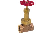 454 - Robinet à soupape taraudé en bronze à chapeau union étanchéité PTFE