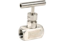 481 - Robinet à pointeau inox femelle femelle BSP