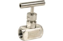 487 - Robinet à pointeau inox femelle femelle NPT