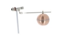 491 - Robinet à pointeau laiton avec flotteur cuivre ACS