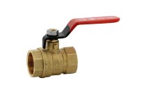 515 - Vanne sphère laiton titré 4MS 15S femelle femelle BSP poignée rouge