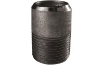 530AN - Demi-mamelon tube acier noir EN 10241 BSP