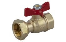 635 - Robinet de compteur droit avant compteur 4MS femelle manette rouge