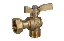 646 - Robinet de compteur équerre mâle femelle laiton sans plomb 4MS SPDE