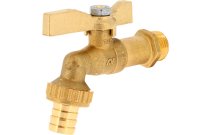 Robinet de puisage laiton brossé 4MS tétine 17 manette laiton