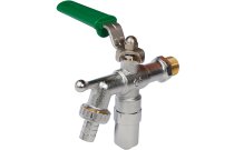 Robinet de puisage antigel Icecal laiton chromé 4MS mâle poignée inox anticorrosion