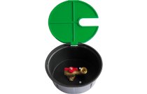 Bouche d'arrosage vanne sphère sortie d'équerre laiton 4MS sortie mâle