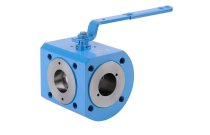 722 - Vanne à sphère acier 3 voies L ADLER PN16