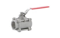 790 - Robinet à tournant sphérique 3 pcs initiale inox femelle femelle BSP