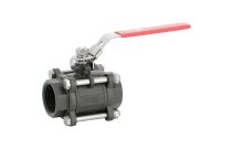 796 -Robinet à tournant sphérique 3 pcs initiale acier femelle BSP-NPT