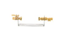 985112 - Kit rail compteur DN15 robinet droit male, douille coulissante, EA