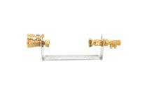 985152-Kit rail support compteur Robinet droit PE, douille coulissante,clapet EA