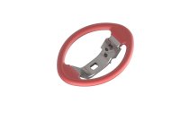 ELVO - Volant ovale inox avec système de cadenassage