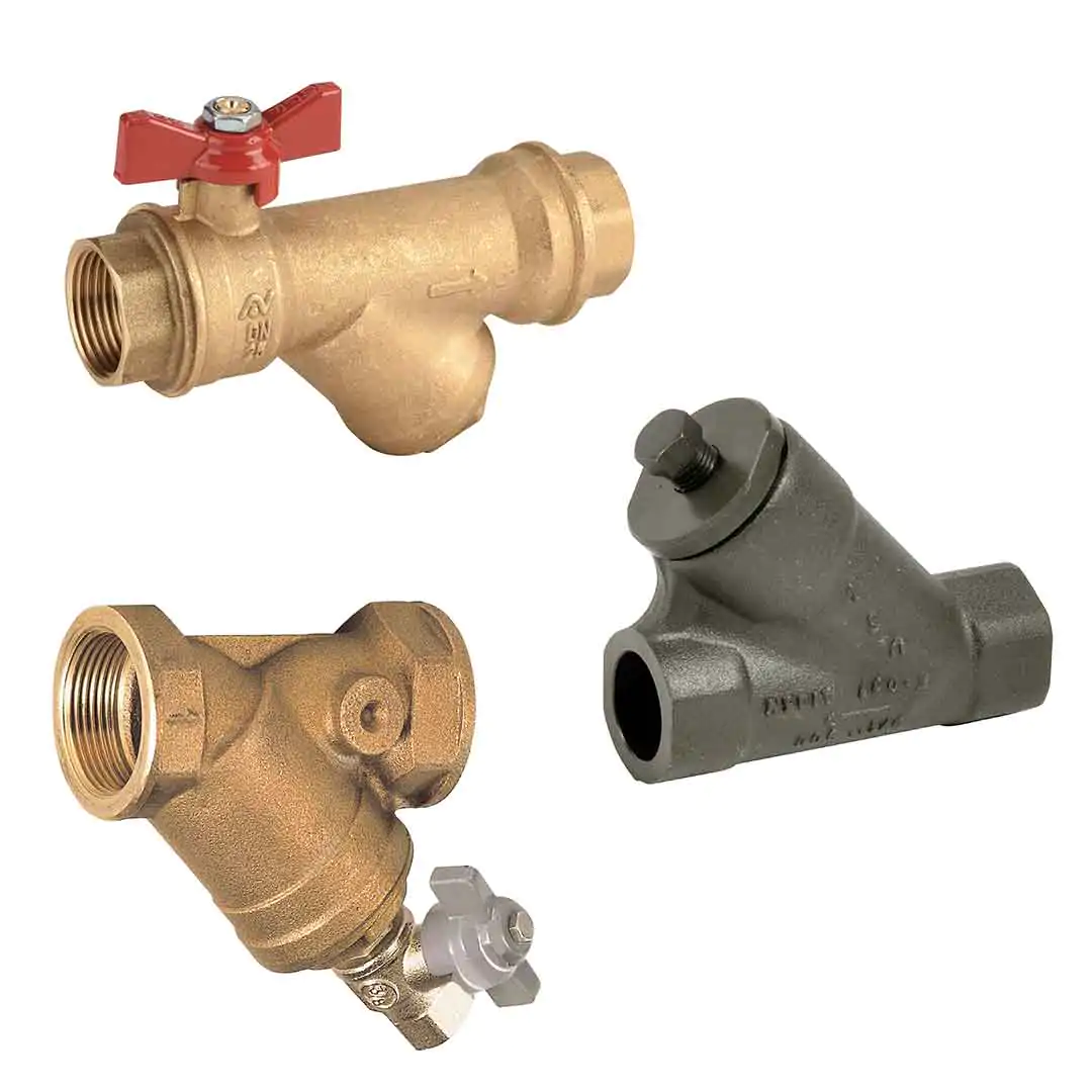 Filtres à tamis taraudés en Y