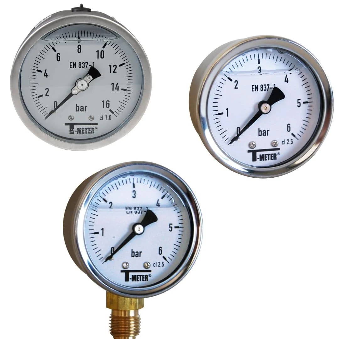 Manomètres à bain de glycérine