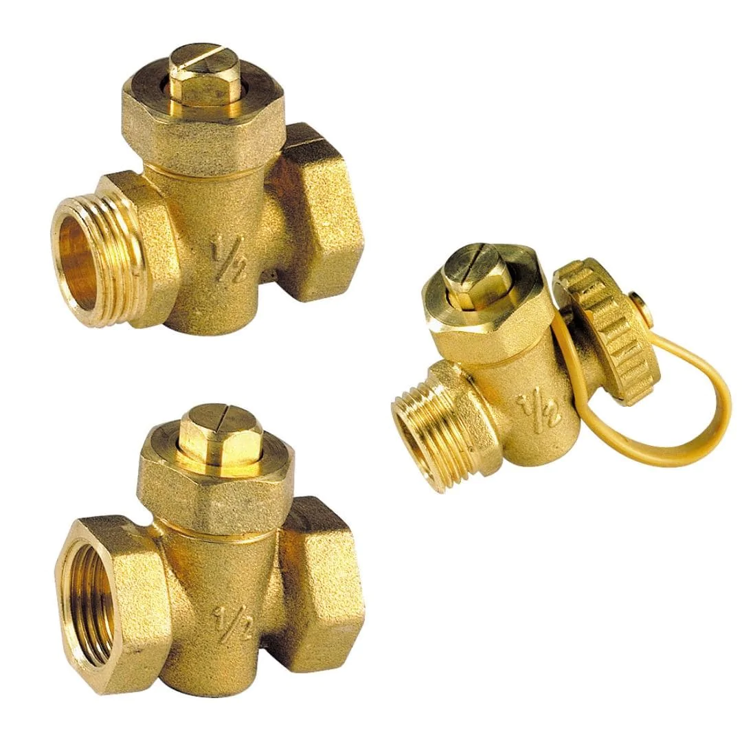 Robinets à boisseau foncé en Laiton