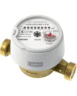 1708 - Compteur divisionnaire pré-équ.télérelève MidR100 eau froide+chaude DN15