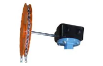 1194 - Réducteur IP65 avec volant à chaîne pour robinets à papillon TTV