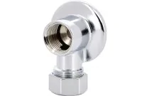 1347 - Applique laiton chromé avec écrou série lourde 4MS