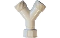 1376 - Raccord jonction en Y centre femelle 3/4'' BSP 2 sorties mâle 3/4'' BSP