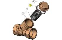 980102 - Joint pour filtres à tamis séries 202-203-206 et 619