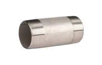 2038 - Raccord inox mamelon tube longueur 100mm