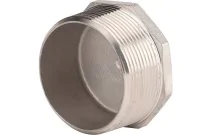 2076 - Raccord inox gamme Initiale bouchon mâle hexagonal modèle évidé