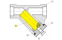 980112 - Tamis Inox 8/10° pour filtre séries 231-232-234-239